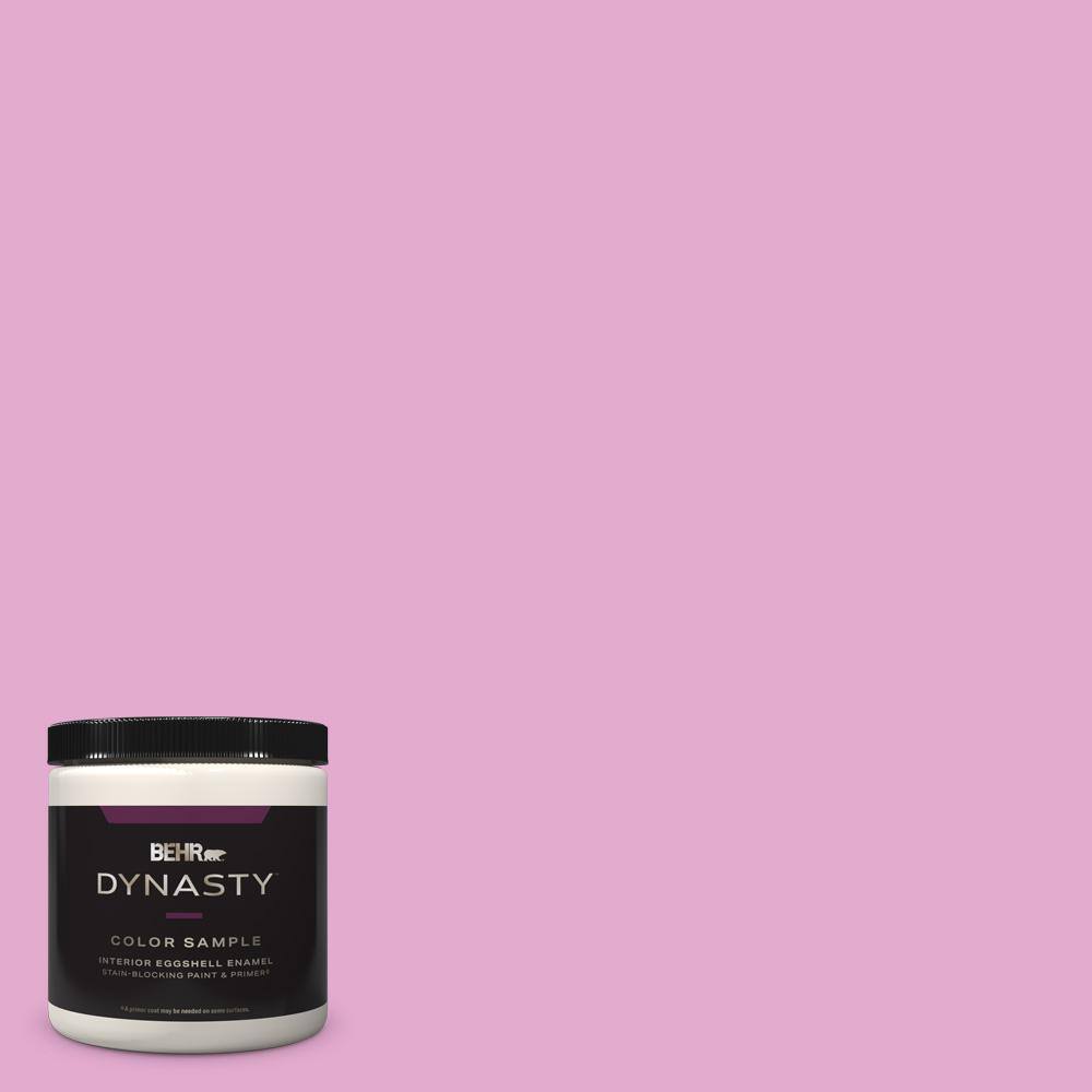 BEHR DYNASTY 8 oz. #680A-3 Pink Bliss Eggshell Enamel Stain-Blocking  Interior Paint & Primer Sample DY61416 - The Home Depot
