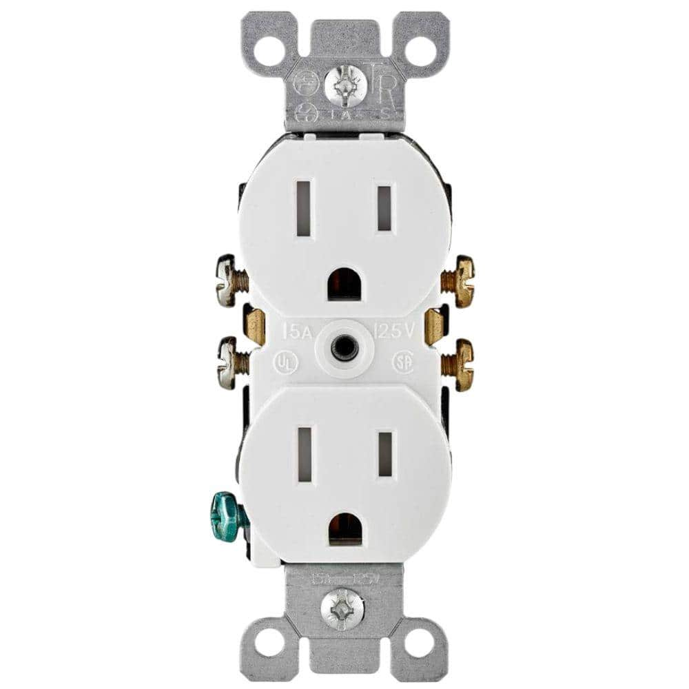 15 Amp 125-Volt Heavy-Duty Tamper Resistant Duplex Outlet, White 1-Pack (T5320-W) -  Etokfoks, MLPH002LT363