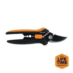 1/2 in. Cut Capacity Steel Blade with SoftGrip Handle Bypass Floral Hand Pruning Shears