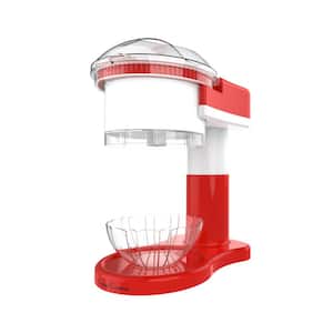 32 oz. Red Countertop Shaved Ice Snow Cone Machine