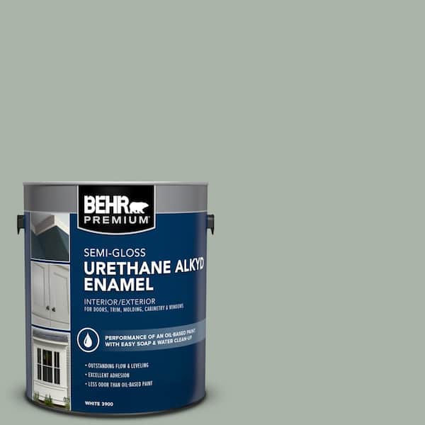 1 gal. #BXC-38 Alpine Air Urethane Alkyd Semi-Gloss Enamel Interior/Exterior Paint