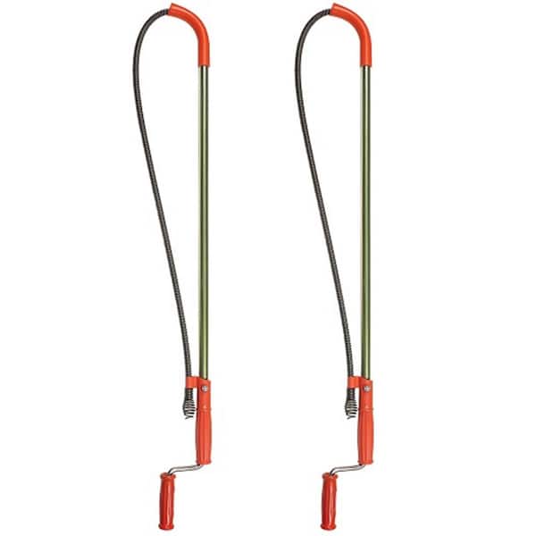 General Pipe Cleaners 3 ft. Auger with Regular Head (2-pack)