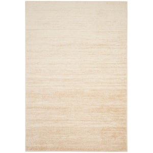 Adirondack Champagne/Cream 5 ft. x 8 ft. Solid Area Rug