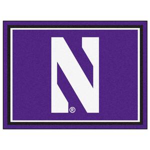 NCAA - Northwestern University Purple 10 ft. x 8 ft. Indoor Rectangle Area Rug