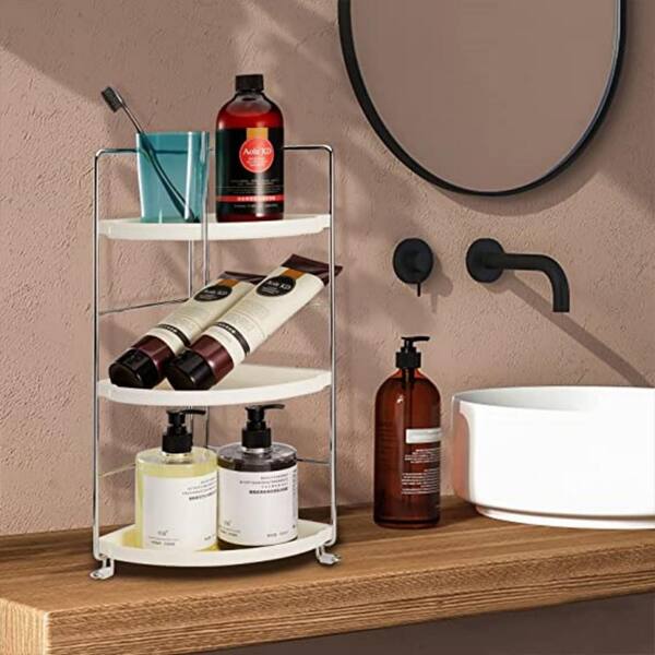 Luxury Bathroom Shelves Metal Shower Corner Shelf Cosmetic Rack