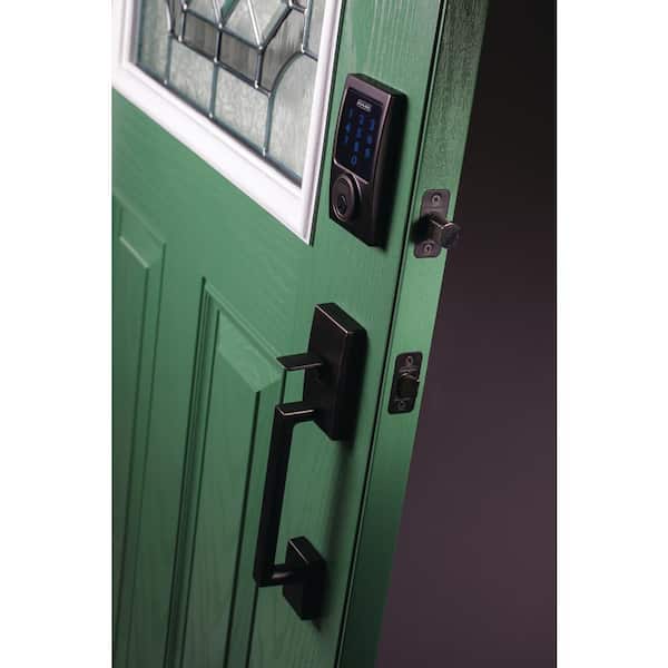 Century Aged Bronze Electronic Connect Smart Deadbolt - Z-Wave Plus Enabled