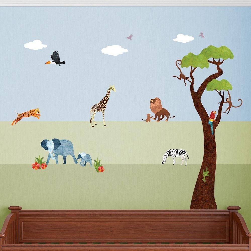 Safari Cats Wall Decal Set of 3