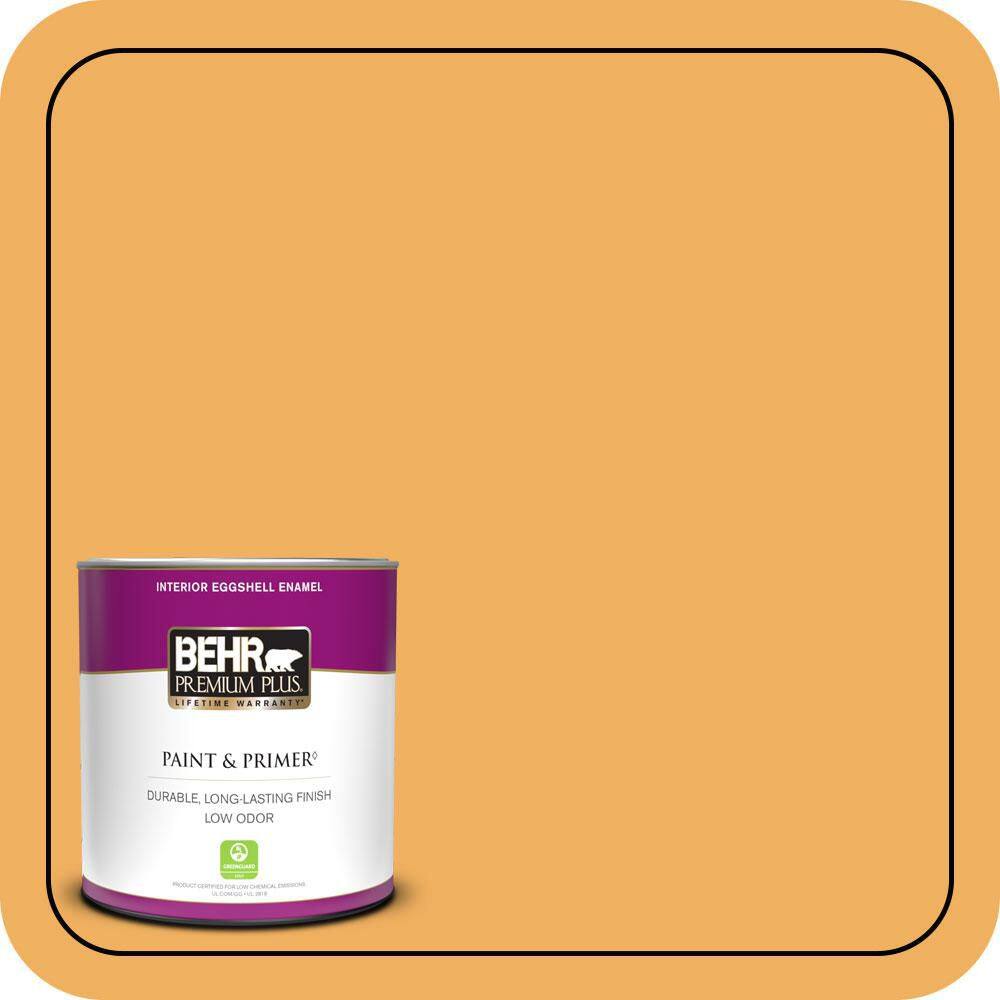 1 qt. #PMD-74 Sweet Honey Eggshell Enamel Low Odor Interior Paint & Primer price history on PriceWatchPro