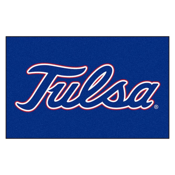 FANMATS NCAA University of Tulsa Red 5 ft. x 8 ft. Area Rug