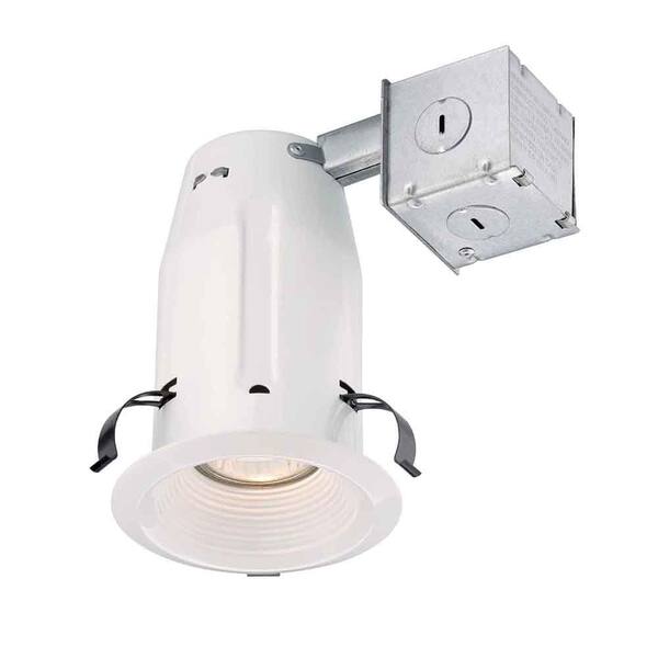 Commercial Electric 3 in. White Recessed Baffle Kit