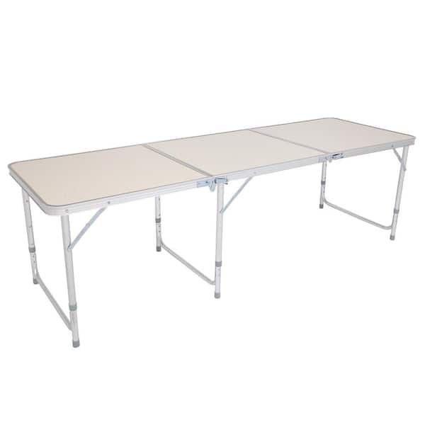 Aluminum Alloy Portable Folding Table White Outdoor Picnic Camping Dining Party