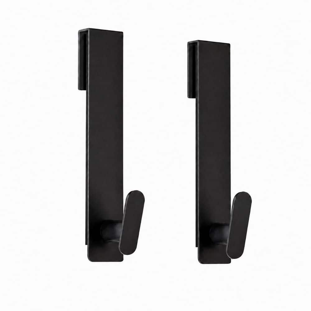 2-Pack 8 in. Heavy Duty Stainless Steel Shower Door Hooks in Black Matte Finish for Frameless Glass Doors price history on PriceWatchPro