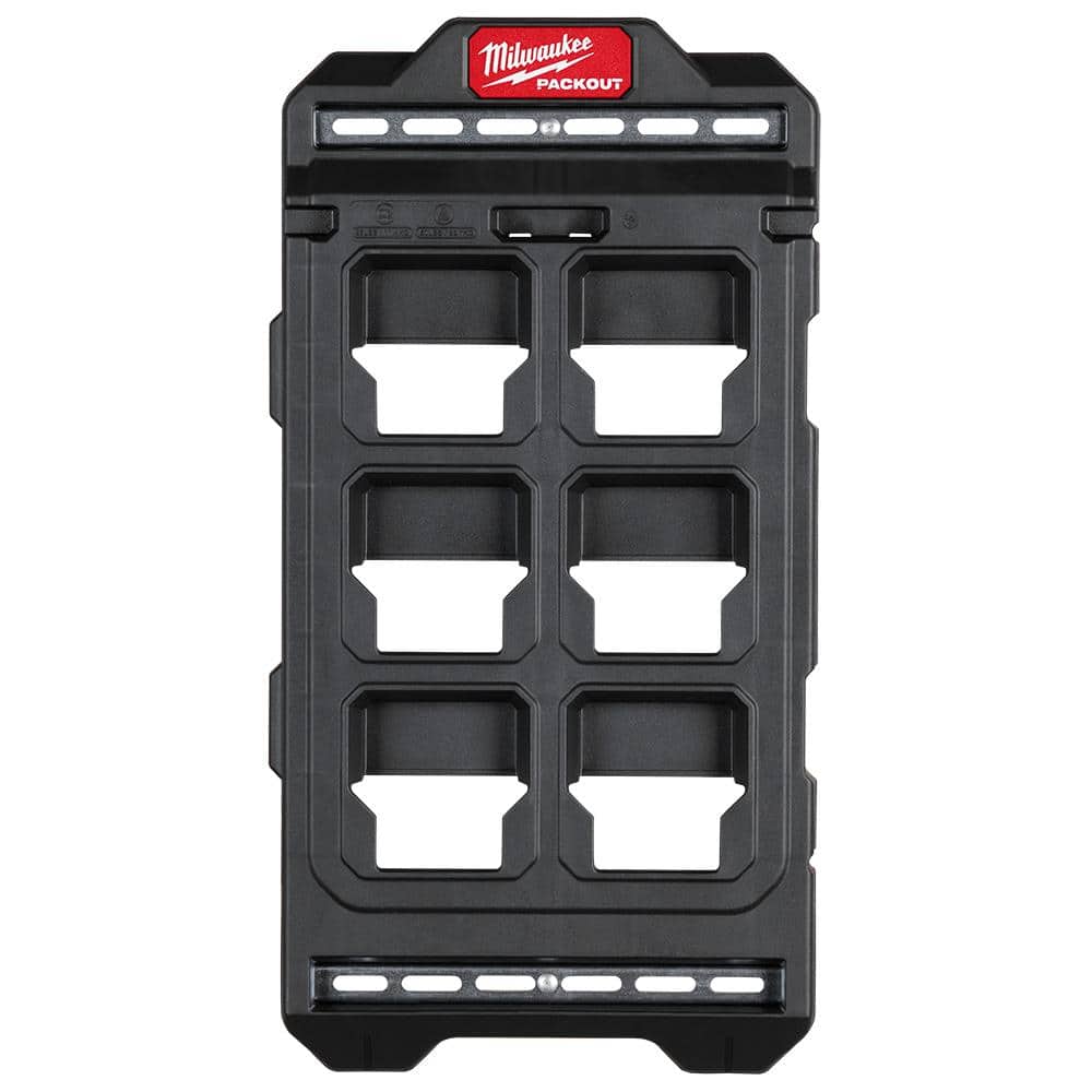 Packout Compact Wall Plate 20 in. H x 10.25 in. W Slatwall Panels in Black 4 Pack price history on PriceWatchPro