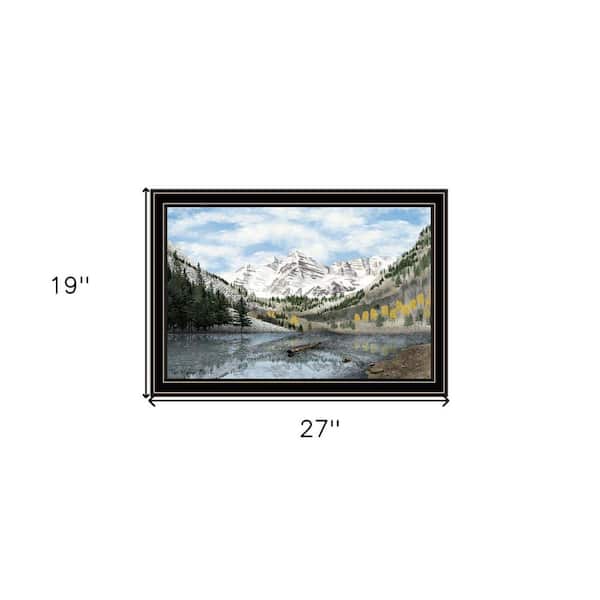 HomeRoots 1-Piece Framed Graphic Print Landscape and Nature 19.00
