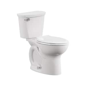 Cadet 12 in. Rough In 2-Piece 1.28 GPF Single Flush Elongated Chair Height Toilet with Slow Close Seat in White