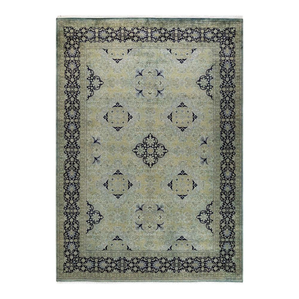 Gray 6 ft. 1 in. x 8 ft. 8 in. Fine Vibrance Hand-Knotted Area Rug price history on PriceWatchPro