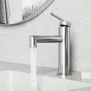 Sterling Single Handle Single-Hole Bathroom Faucet in Brushed Nickel