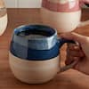 Tabletops Gallery Sedona Stripe 16 oz. Mugs (Set of 4) TTU-M6806-EC - The  Home Depot