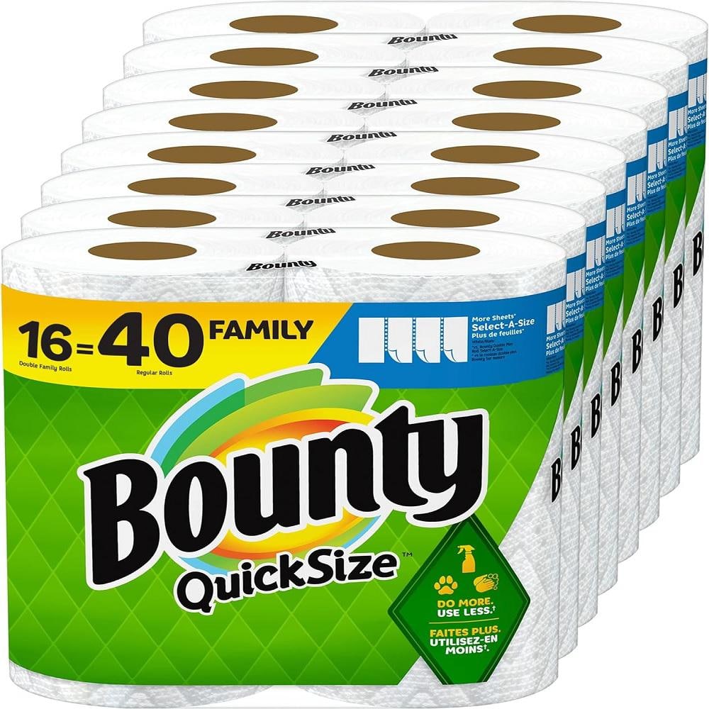 Quick Size White High Absorbent Paper Towel Roll 100 Sheets Per Roll 16 Rolls Per Pack -  ITOPFOX, HDPH032OT062