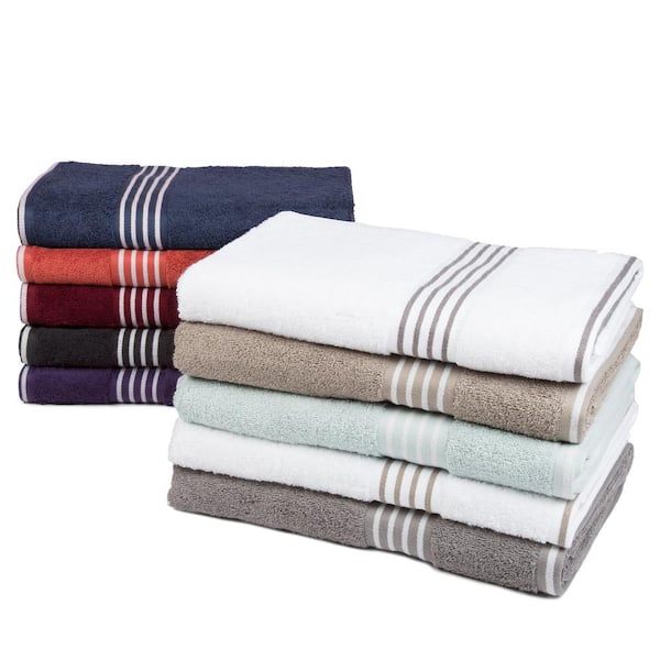 Lavish Home 24-piece Cotton Towel Set, Navy : Target