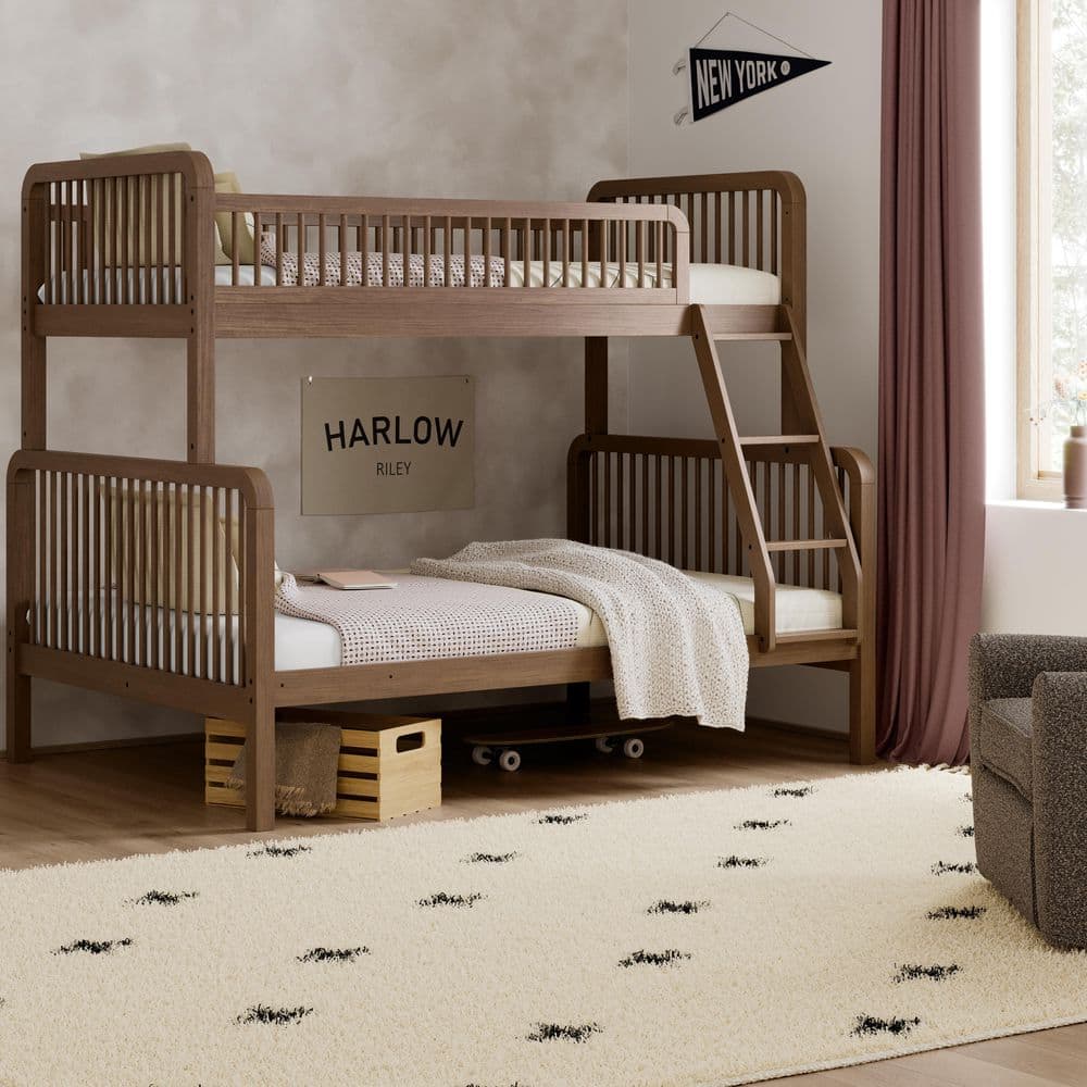 Storkcraft Pasadena Hazelnut Twin Over Full Bunk Bed 09420-108