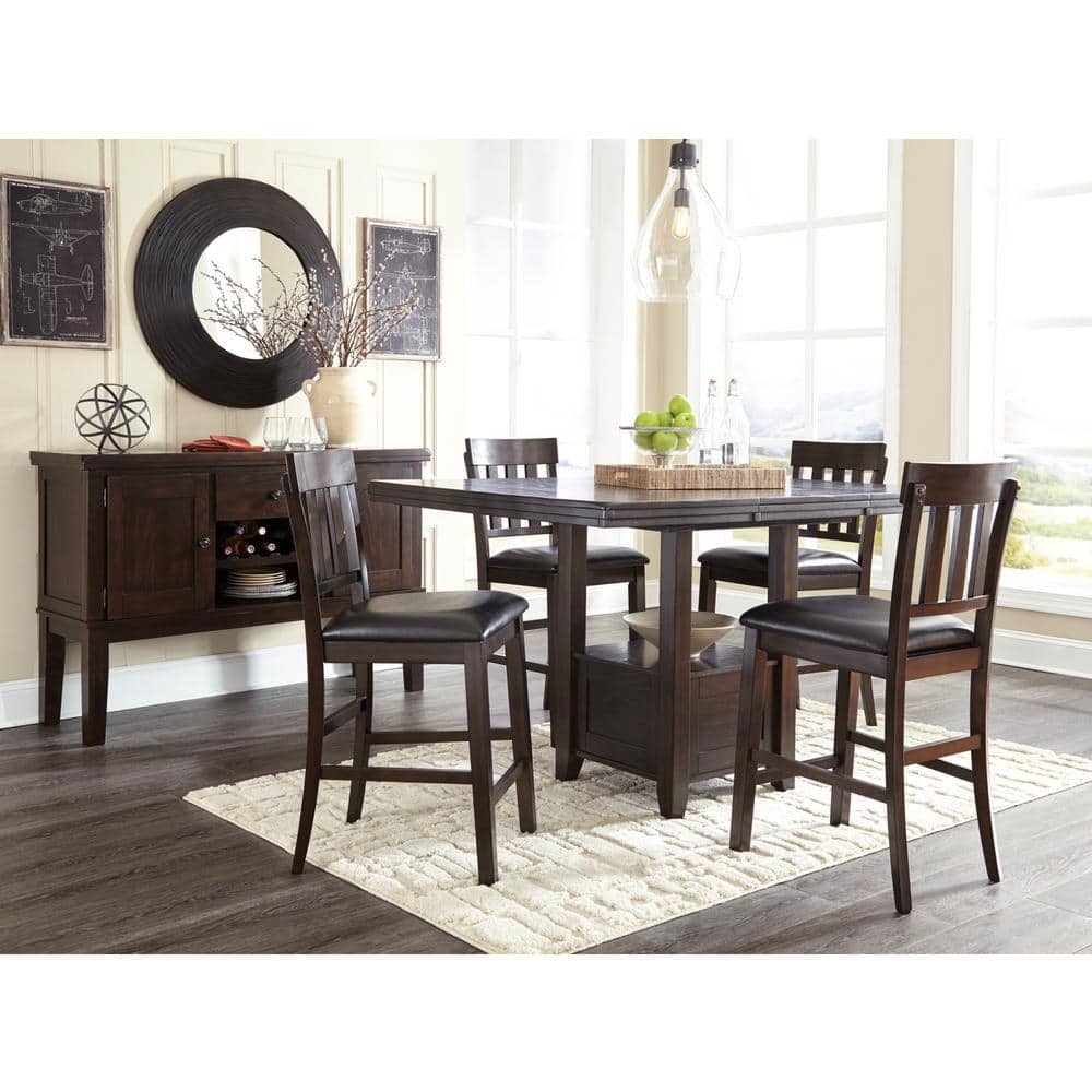 Haddigan Transitional Dark Brown Oak Dining Server