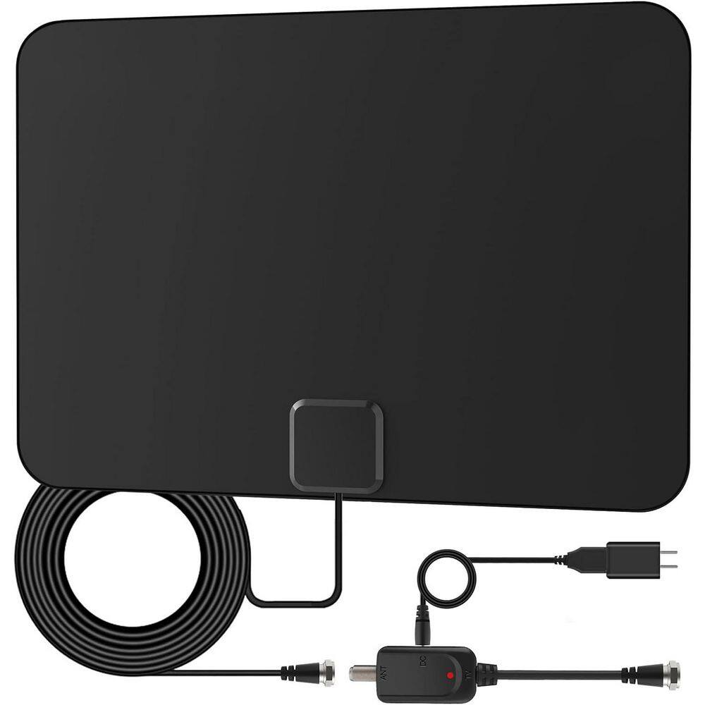 Digital Amplified Indoor HDTV Antenna with Detachable Signal Amplifier 1080p VHF UHF Local Channels 16.5 ft. Coax Cable price history on PriceWatchPro