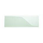 Winter Sage 4 in. x 12 in. x 8mm Glass Subway Tile Sample