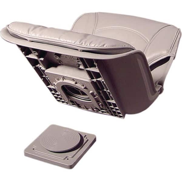 Unbranded All-Weather QD Seat With Cushions, Grey/Grey