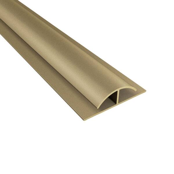 Fasade 4 ft. Large Profile Divider Trim in Argent Bronze