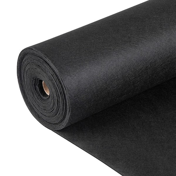 10 ft. x 100 ft. Garden Weed Barrier Fabric 8 oz. Heavy-Duty needle-punched PP Geotextile Landscape Fabric, Black