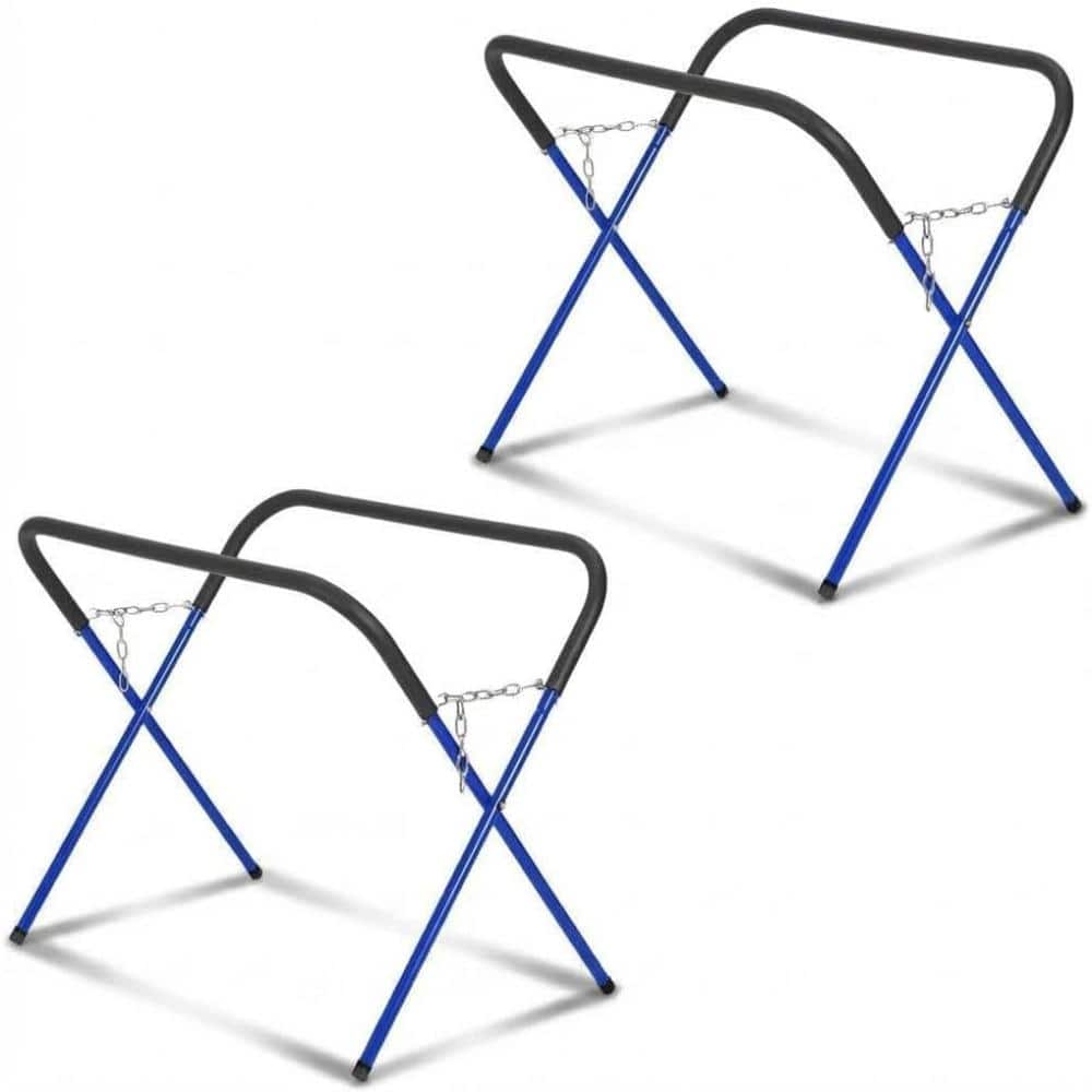 2-Pack Blue Folding Workbench Auto Body Stand 500 Lbs Capacity, Portable Adjustable for Garage & Workshop price history on PriceWatchPro