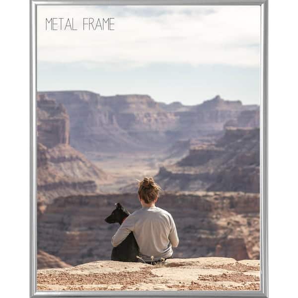 Timeless Frames 12 in. x 16 in. Metal Silver