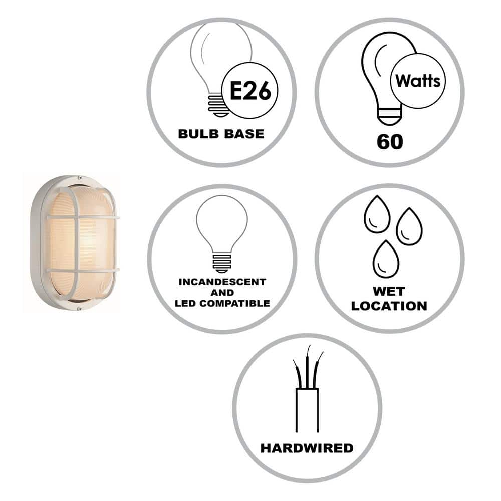Aria White Frosted Glass Wall Mount Light Fixture