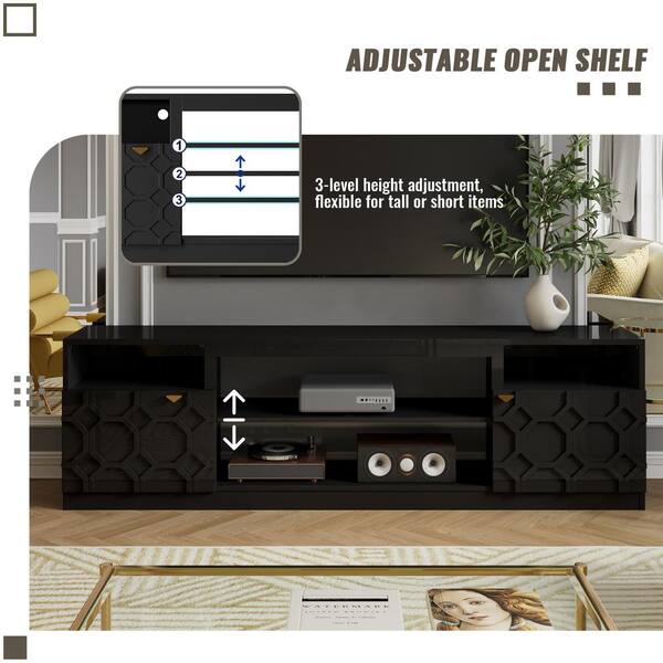Better Homes & Gardens Lillian Fluted TV Stand for TVs up to
