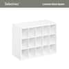 ClosetMaid 19 in. H x 24 in. W x 12 in. D White Wood Look 15-Cube Storage Organizer 898300