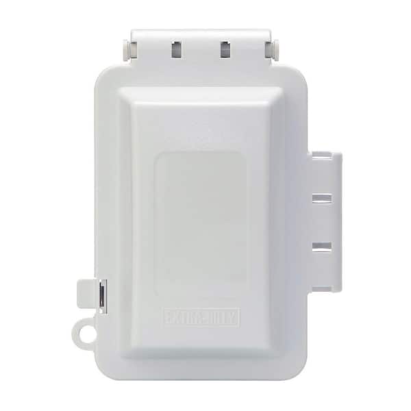 Intermatic Clear 2-Gang Weatherproof In-Use Receptacle Cover WP1220C