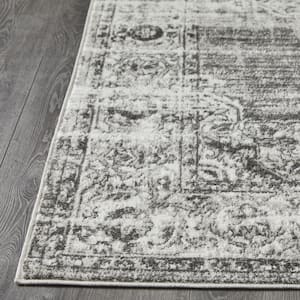 Rhane Allinzie Cream 4 ft. x 6 ft. Oriental Polypropylene Area Rug