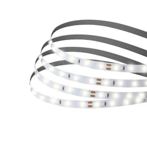 16 ft. Plug-In/Hardwire Cuttable/Linkable Dimmable Integrated LED 3000K Indoor Under Cabinet Tape Strip Light