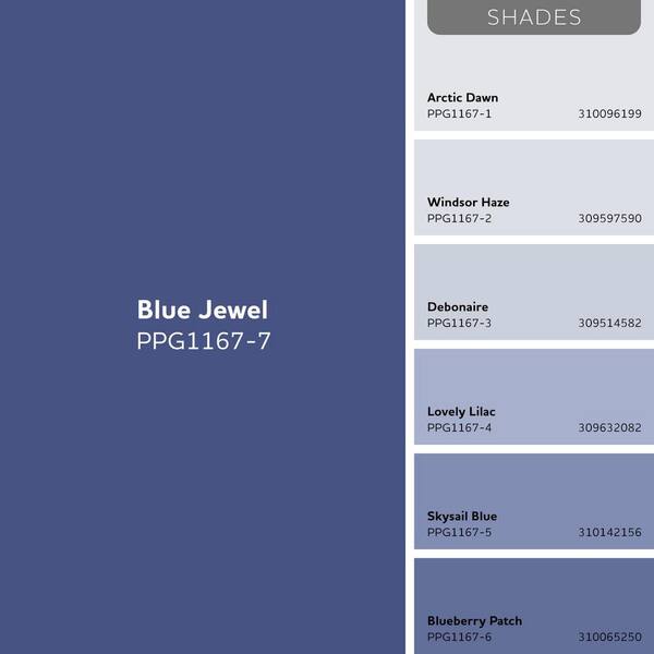 Glidden Essentials 1 gal. PPG1167-7 Blue Jewel Satin Exterior