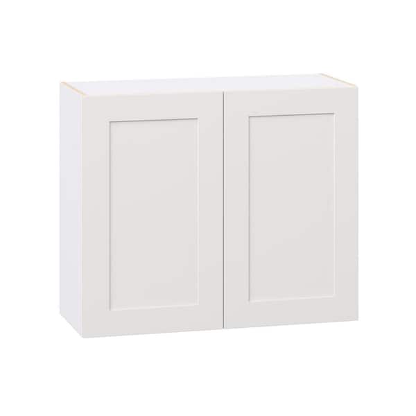 Roseland 36 in. W x 14 in. D x 30 in. H Assembled Shaker Wall Kitchen Cabinet in Warm White