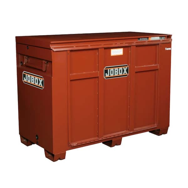 Jobox 60 in. W x 31 in. D x 45 in. H Heavy Duty Steel High-Capacity Drop-Front Storage Chest