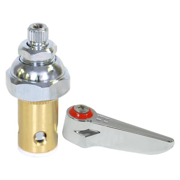 Everbilt 2-15/16 in. 20 pt Broach Hot Side Stem and Handle For T&S replaces 2714-40