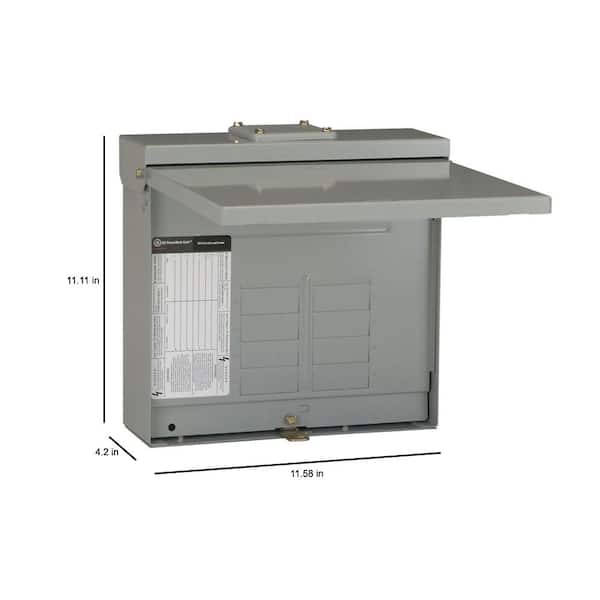 GE PowerMark Plus 125 Amp 8-Space 16-Circuit Outdoor Main Lug