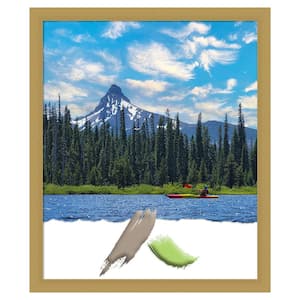 Grace Brushed Gold Narrow Picture Frame Opening Size 20 x 24 in.
