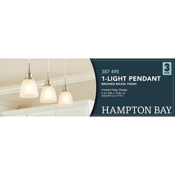 Metropolitan N6955-1-267B Underscore Pendant, 2-Light 200 Total