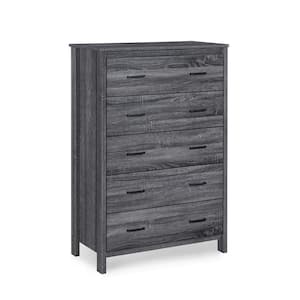 Sula 5-Drawer Sonoma Gray Oak Chest of Drawers (48.3 in. H x 31.5 in. W x 16 in. D.)