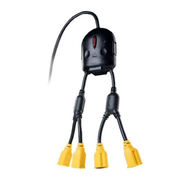 5-Outlet Power Squid 4FT Cord