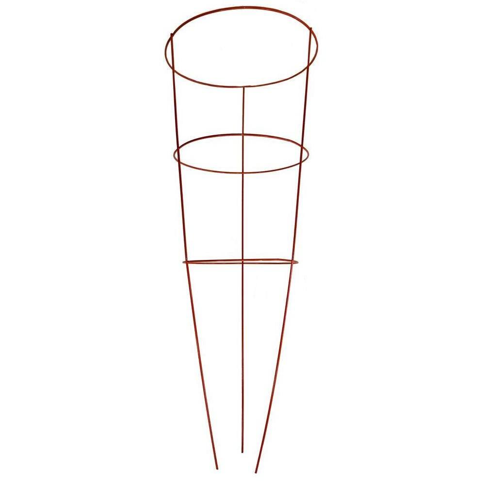 Gardener S Blue Ribbon 42 In Heavy Duty Red Tomato Cage 901594re The Home Depot