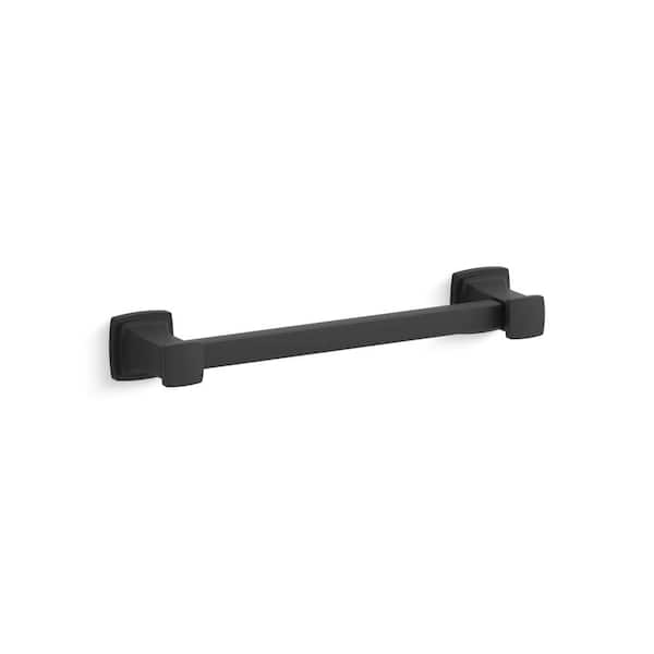 KOHLER Riff 7 in. (178 mm) Center-to-Center Cabinet Pull in Matte Black